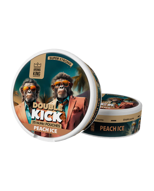 AROMA KING DOUBLE KICK PEACH ICE