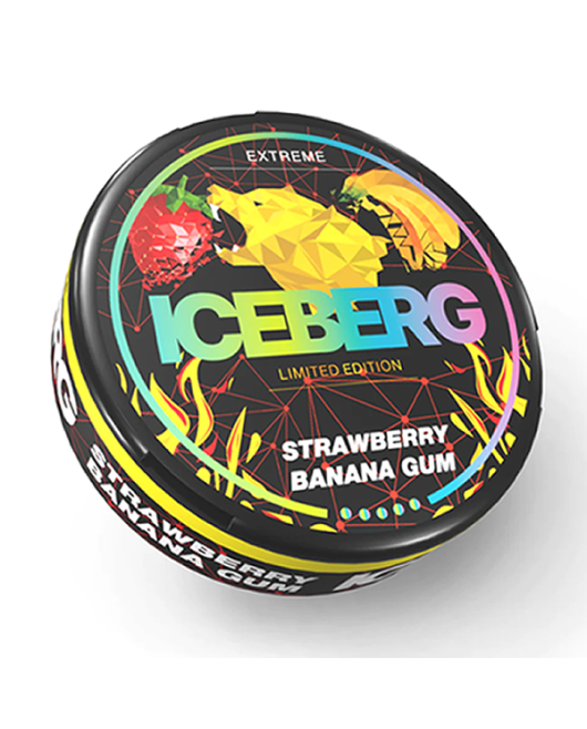 ICEBERG STRAWBERRY BANANA GUM